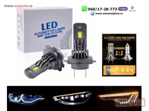 NOVI: delovi  Led sijalice h7 pro 6000  lumena 55w velicina kao halogene