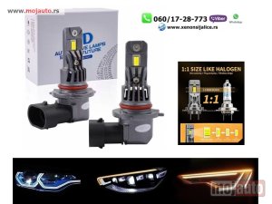 NOVI: delovi  Led sijalice hb4 9006 pro 6000  lumena 55w velicina kao halogene