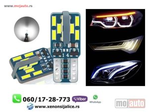 NOVI: delovi  T10 w5w ubodne led sijalice set 2 komada kan bus premium klasa