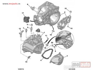 Glavna slika -  Citroen C2 1.6B Senzor Brzine Na Menjacu 03-09, NOVO - MojAuto