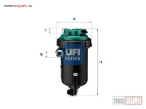 NOVI: delovi  Fiat Ducato III 2.3D Multijet Kuciste Filtera Nafte 08-15, NOVO