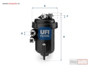 NOVI: delovi  Fiat Ducato 2.0,2.2,2.8 JTD Kuciste Filtera Nafte 02-06, NOVO