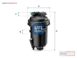 NOVI: delovi  Chevrolet Nubira 2.0D Kuciste Filtera Nafte 04- NOVO