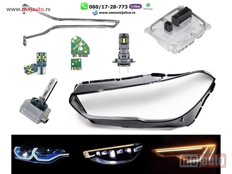 Glavna slika -  Led i xenon oprema stakla za farove renault - MojAuto