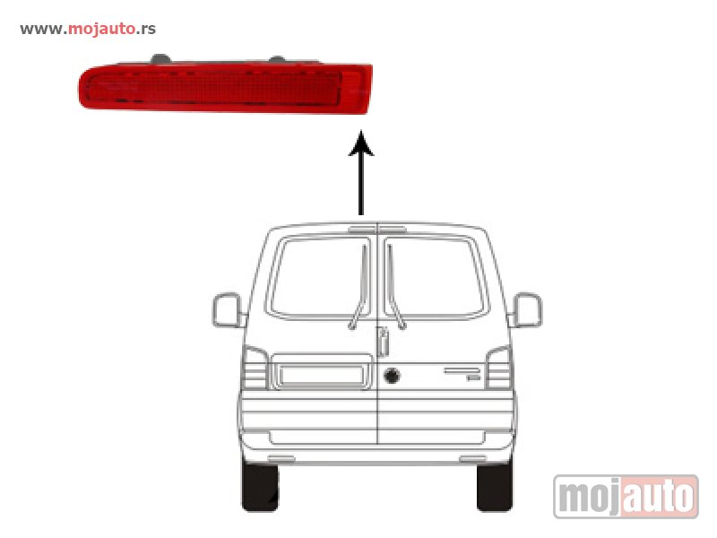 Glavna slika -  VW Transporter T5 Trece Stop Svetlo Levo 2 Vrata 03-15,NOVO - MojAuto