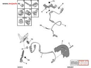 Glavna slika -  Pezo 607 Senzor ABS-a Zadnji 04- NOVO - MojAuto