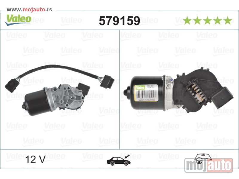 Glavna slika -  Reno Twingo Motor Prednjih Brisaca 93-07,NOVO - MojAuto