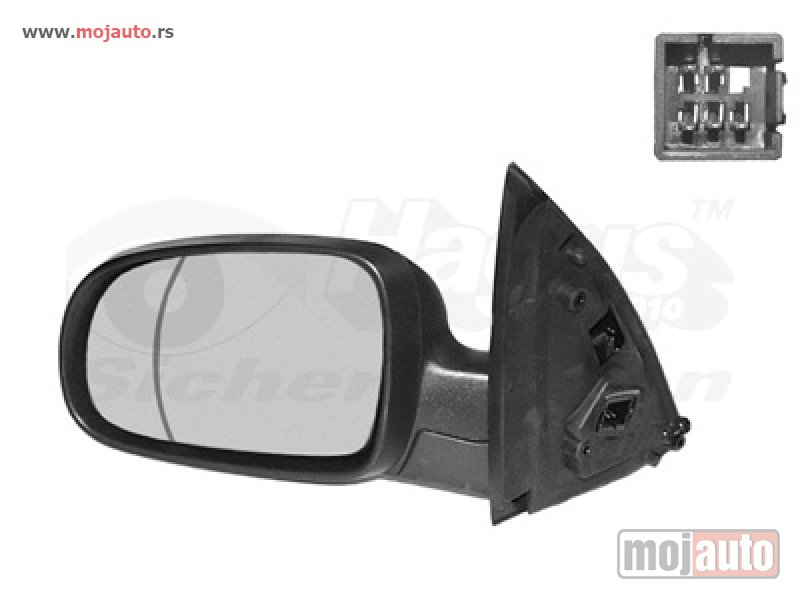 Glavna slika -  Opel Corsa C Retrovizor Elektricni Levo Crni 00-06, NOVO - MojAuto