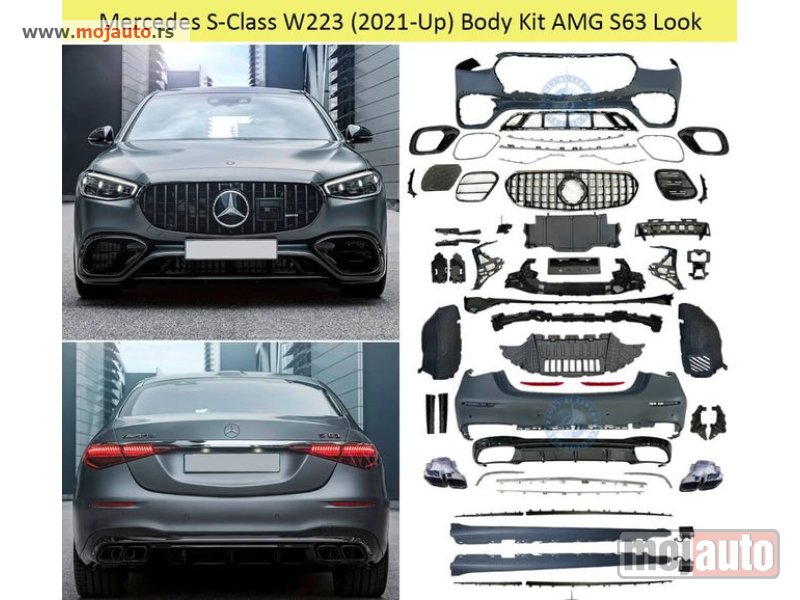 Glavna slika -  Body kit W223 za Mercedes Benz S63 - MojAuto