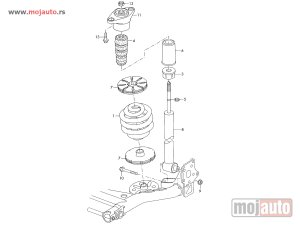 Glavna slika - VW Passat B5/B5.5 Solja Zadnjeg Amortizera 96-05,NOVO - MojAuto