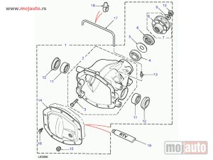 Glavna slika - Land Rover Freelander 2.0 D Semering poluosovine Levo 01-06,NOVO - MojAuto