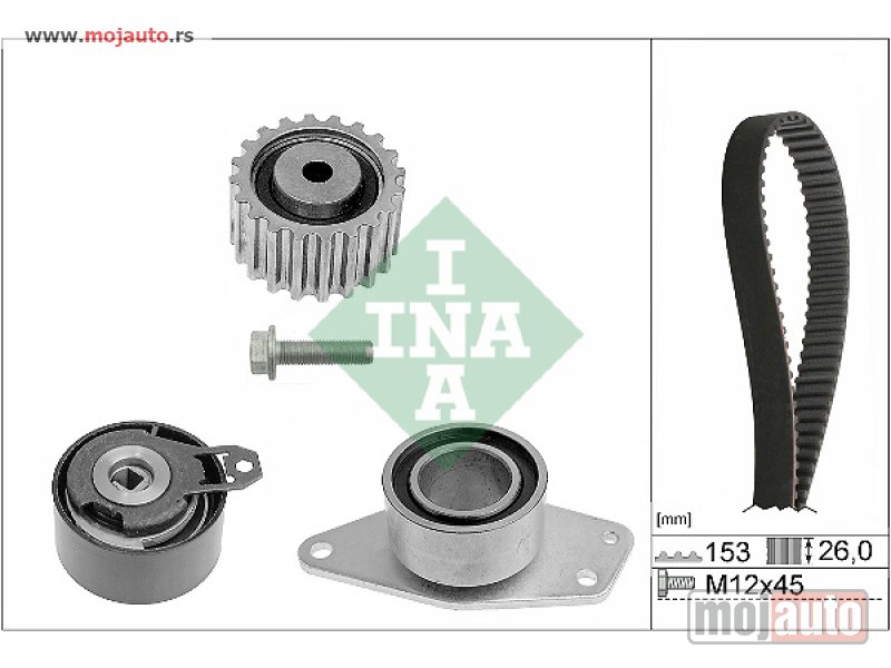 Glavna slika -  Reno Senic 1.9DTI Set Zupcastog Kaisa 99-03,NOVO - MojAuto
