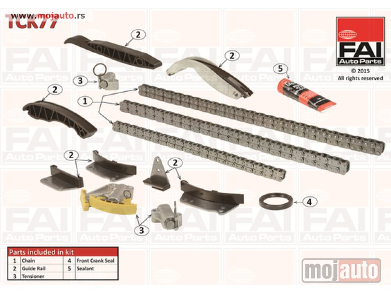 Glavna slika -  KIA Sorento 2.5CRDI Garnitura Razvodnog Lanca 02- NOVO - MojAuto