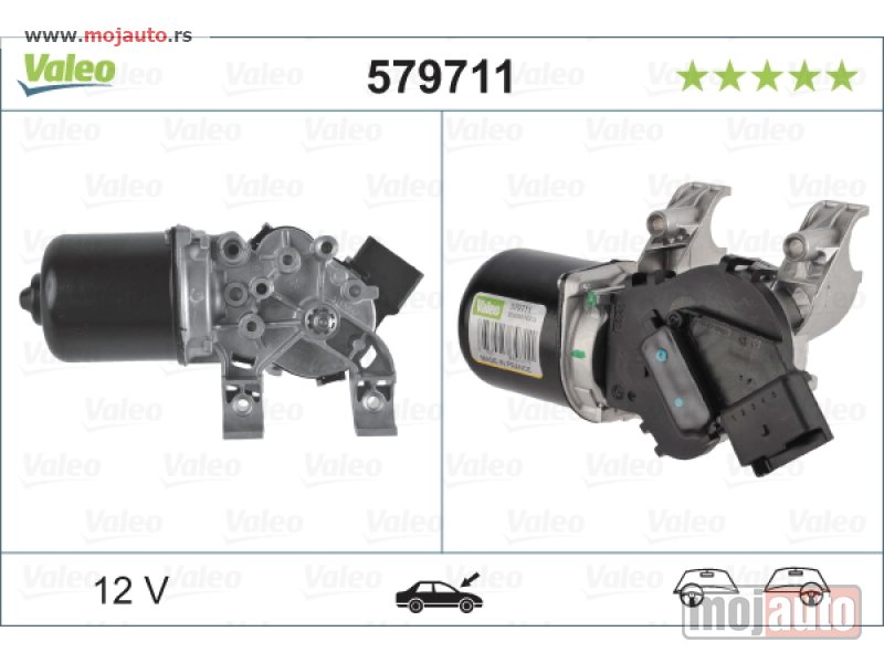 Glavna slika -  Reno Megan Motor Prednjih Brisaca 02-08,NOVO - MojAuto