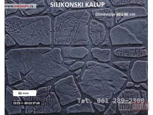 polovni   Silikonski kalupi za štampani beton