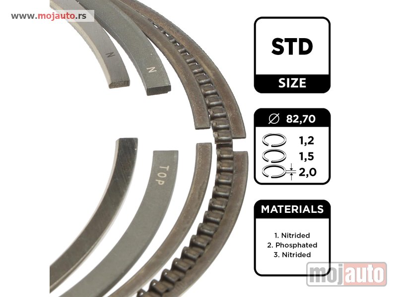 Glavna slika -  Pezo 406 1.8B 16V Karike STD 96-04, NOVO - MojAuto