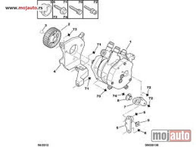 Glavna slika -  Citroen C3 1.4HDI Remenica Bosch Pumpe 02-10, NOVO - MojAuto