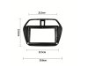 Slika 5 -  Radio blenda 2din za SUZUKI SX4 S-CROSS 13-21 - MojAuto