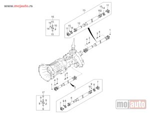 Glavna slika - Kia Sorento 2.5 CRDi Osovina Kardan Prednji 02-11,NOVO - MojAuto