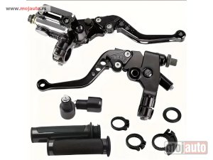 Glavna slika -  Univerzalne CNC poluge za kvačilo i glavni cilindar kočnice sa ručkama i tegovima - MojAuto