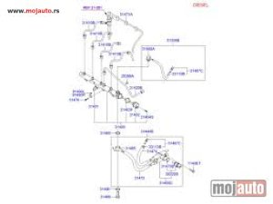 Glavna slika -  Hyundai Santa Fe 2.0CRDi Senzor Pritiska Goriva 01-06,NOVO - MojAuto
