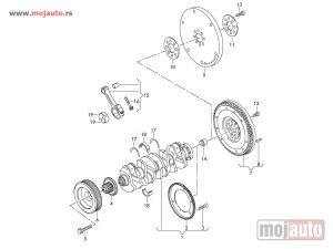 Glavna slika -  VW Passat CC 1.8TFSI / 2.0TFSI Zupcanik Radilice 08-12,NOVO - MojAuto