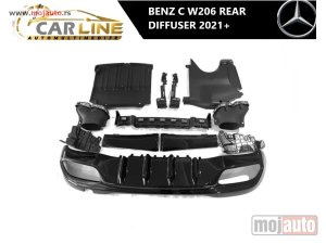 NOVI: delovi  MERCEDES C W206 ZADNJI DIFUZOR 2021+