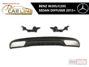 NOVI: delovi  MERCEDES W205/C205 STANDARD SEDAN ZADNJI DIFUZOR 2015+