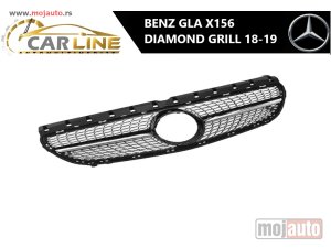 NOVI: delovi  MERCEDES GLA X156 DIAMOND PREDNJI GRILL 18-19