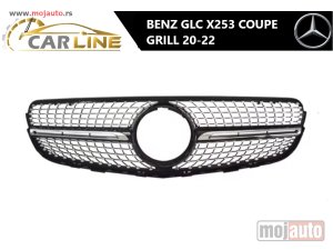 NOVI: delovi  MERCEDES GLC X253/C253 COUPE PREDNJI GRILL 20-22 V2