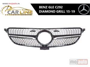 NOVI: delovi  MERCEDES GLE C292 DIAMOND PREDNJI GRILL 15-19