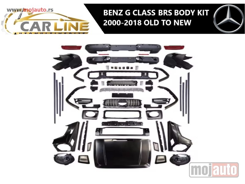 Glavna slika -  MERCEDES G KLASA BRS BODY KIT STARI U NOVI 2000-2018 - MojAuto