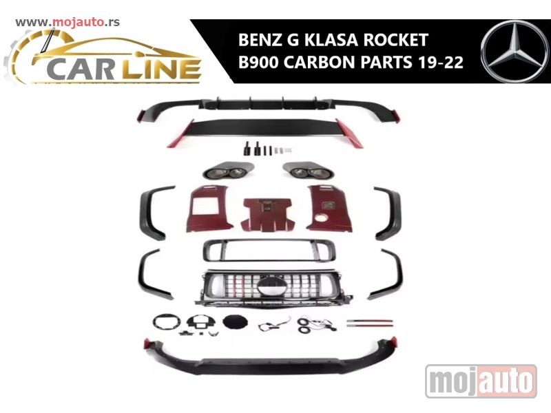 Glavna slika -  MERCEDES G KLASA ROCKET B900 CARBON KIT 19-22 - MojAuto