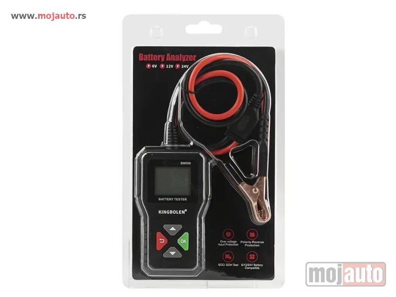 Glavna slika -  Tester uredjaj za proveru akumulatora Kingbolen Bm550 6-12-24v - MojAuto