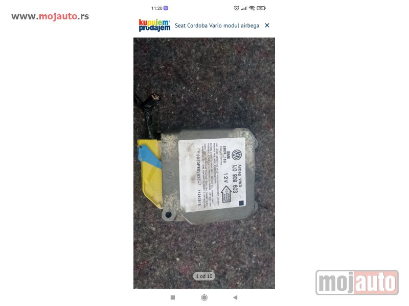 Glavna slika -  Seat Cordoba Vario modul airbega - MojAuto