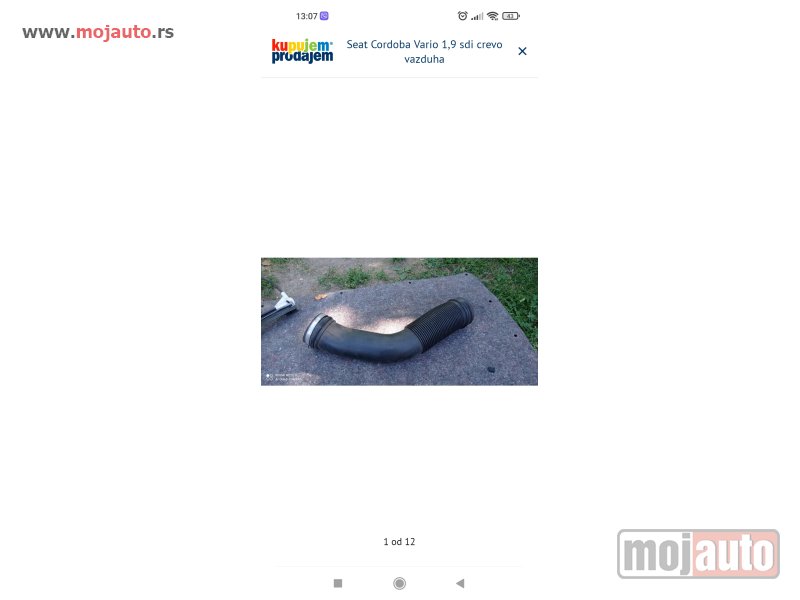 Glavna slika -  Seat Cordoba Vario 1.9 sdi crevo vazduha - MojAuto