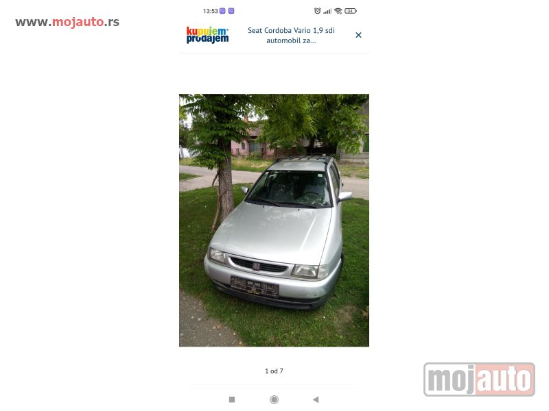 Glavna slika -  Seat Cordoba Vario 1.9 sdi razni delovi - MojAuto