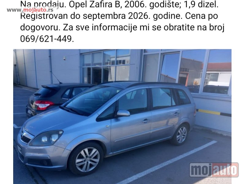 Glavna slika - Opel Zafira B  - MojAuto