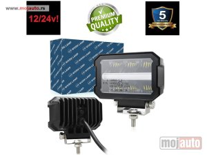 Glavna slika -  LED reflektor radno svetlo 11x7.5cm 30w + belo pozicion svetlo - MojAuto