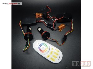 Glavna slika -  RGB BMW led pozicije za angel-eye farove h8 60w - MojAuto