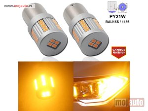 Glavna slika -  LED sijalice py21w/bau15s/1156 - 34*3030smd - narandzaste - MojAuto