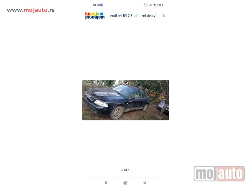 Glavna slika -  Audi A4 B5 2.5 tdi razni delovi - MojAuto