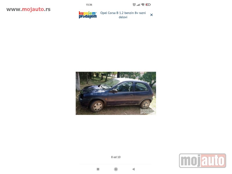 Glavna slika -  Corsa B 1.2 benzin razni delovi - MojAuto