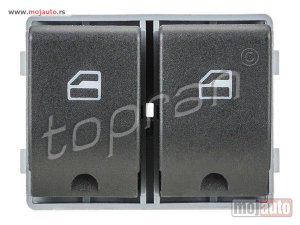 Glavna slika -  VW Polo Prekidac Prednjeg Levog Prozorskog Stakla Dupli 02-09, NOVO - MojAuto