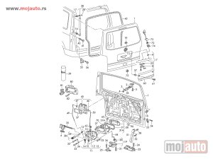 Glavna slika -  Transporter T5 Brava Gepek Vrata 1 Vrata 03-15,NOVO - MojAuto