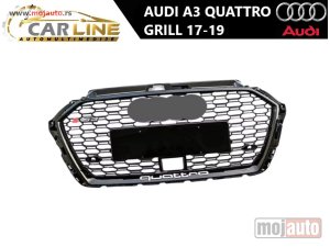 NOVI: delovi  AUDI A3 PREDNJI GRILL QUATTRO 17-19