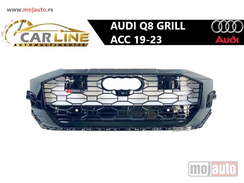Glavna slika -  AUDI Q8 PREDNJI GRILL ACC 19-23 - MojAuto