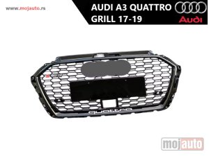 NOVI: delovi  Audi A3 prednji grill quattro 17-19 NOVI: delovi  Audi A3 prednji grill quattro 17-19