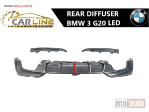 NOVI: delovi  BMW 3 G20 ZADNJI DIFUZOR LED