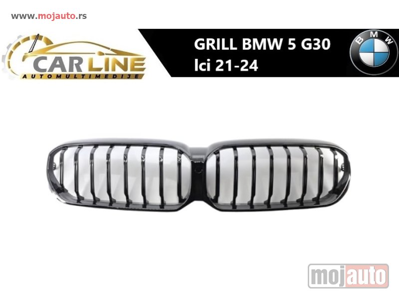 Glavna slika -  BMW 5 G30 LCI PREDNJI GRILL 21-24 - MojAuto